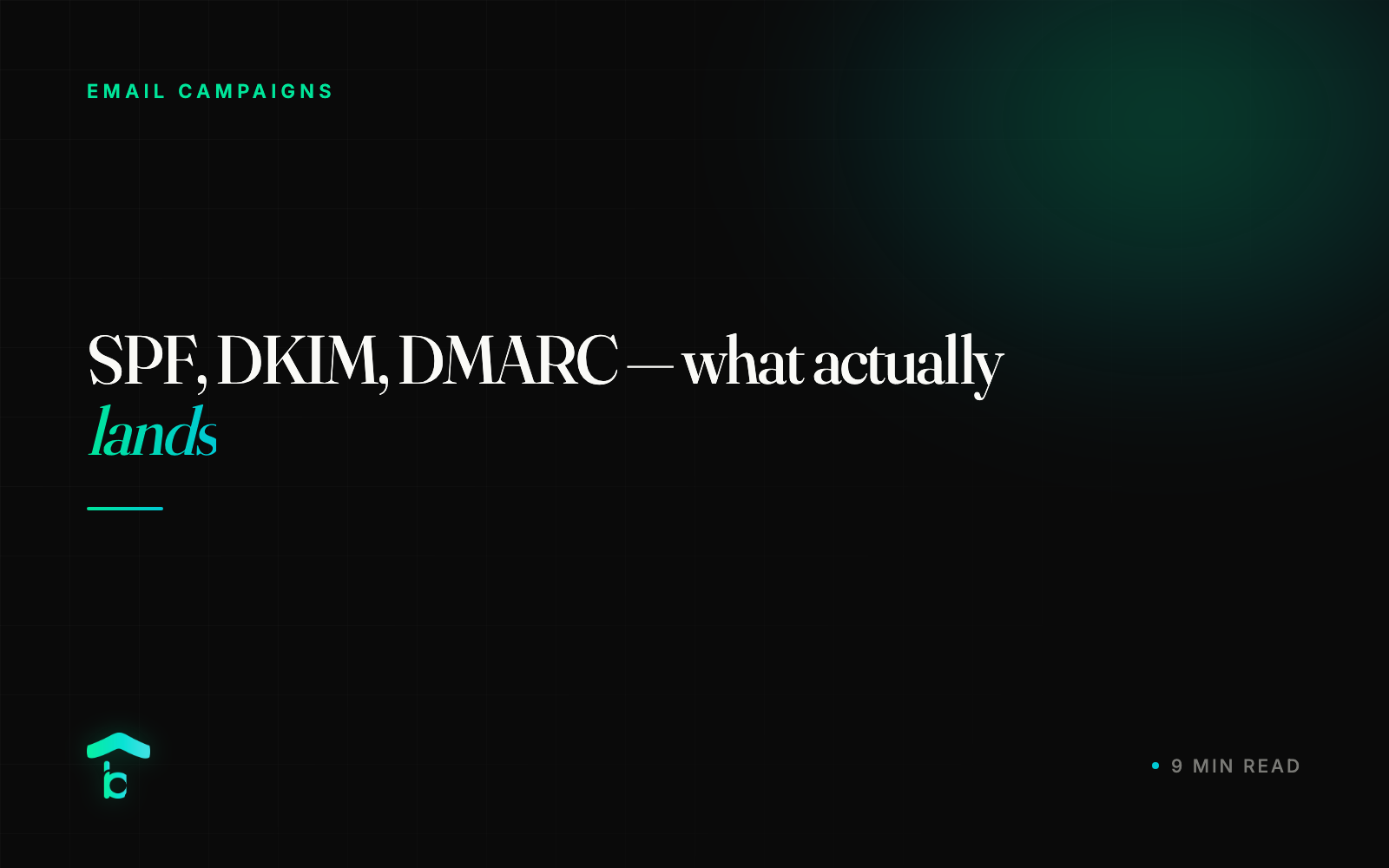 SPF, DKIM, DMARC — what actually lands in the inbox